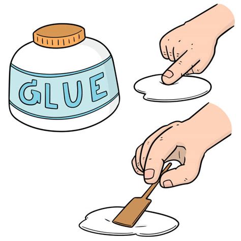 Best Cartoon Of A Glue Stick Illustrations Royalty Free Vector