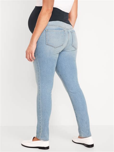 Maternity Full Panel Wow Straight Jeans Old Navy