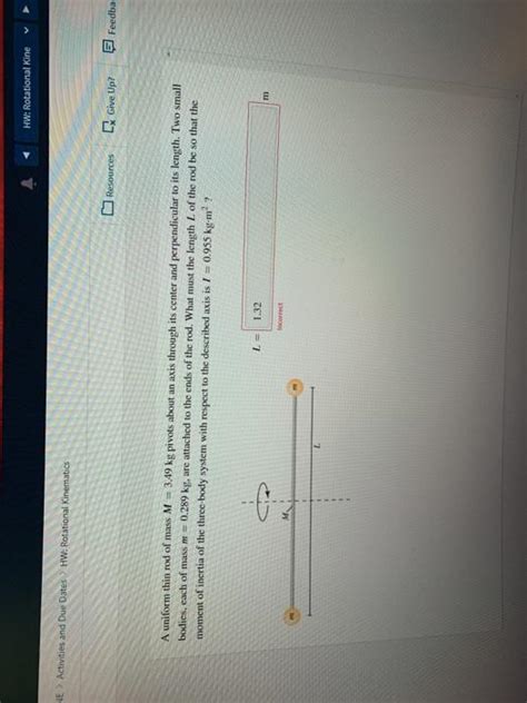 Solved HW Rotational Kine NE Activities And Due Dates HW Chegg