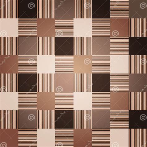 Seamless Brown Checkered Pattern Stock Vector Illustration Of Endless Iridescent 143134755