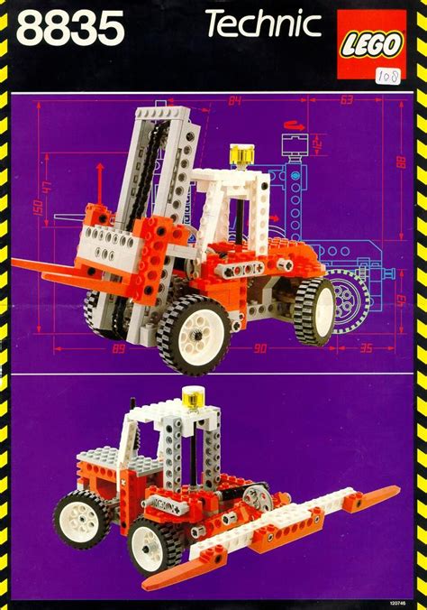 Technic Forklift Lego 8835 Lego Lego Technic Sets Lego Creations