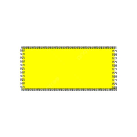 Yellow Text Box Border Quotes Frame Vector Yellow Text Box Border