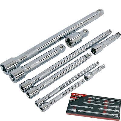 Neilsen 9pc Long Reach Mixed Drive Socket Extension Bar Set 1 4 3 8 1