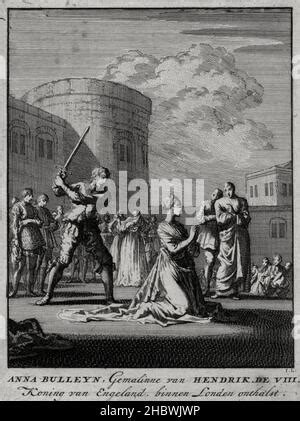 The Execution Of Anne Boleyn At The Tower Of London On The 19th May