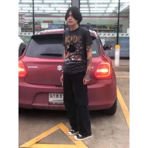 HOT เกงเกงยนสสดำขากระบอก ทรงวนเทจ ทรงบอย ราคาถก Lazada co th