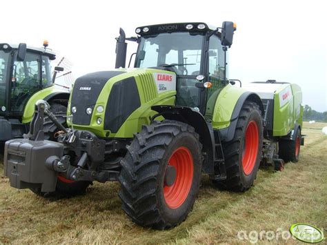 Foto Ciagnik Claas Axion 820 Rollant 455 RC Uniwrap Id 294868