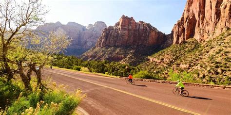 cycling  zion national park rei  op adventure center