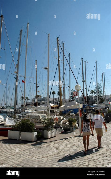 Port El Kantaoui marina in Tunisia Stock Photo - Alamy