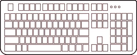 Blank Pc Keyboard Icon Illustration Communication Typing Writing