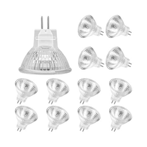 Mr11 halogenpærer pakke med 12 Gu4 halogenlampe 12v 20w Mr11 Gu4