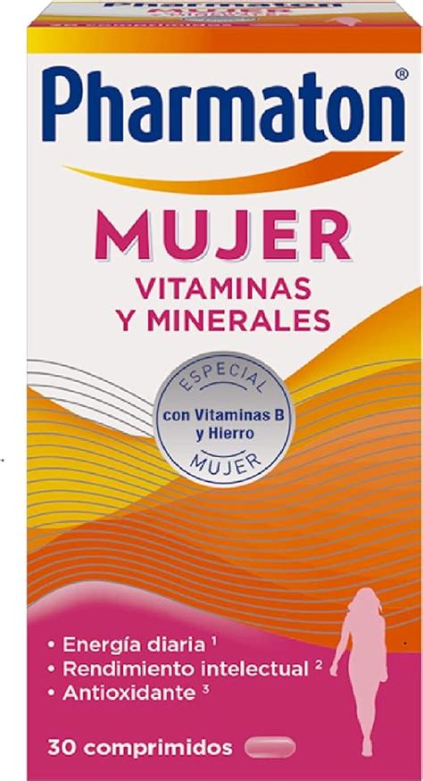 Pharmaton Multivitaminas Energía Diaria Mujer 30 Comprimidos Ayuda A Las Mujeres A