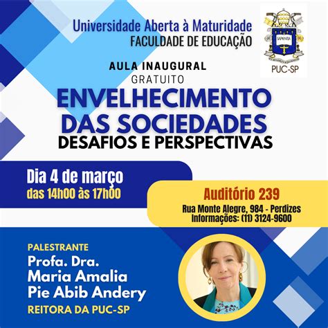 Faculdade de Educação Aula inaugural a reitora Maria Amalia Andery