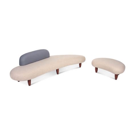 Eternity Modern Freeform Sofa Ottoman Autumn