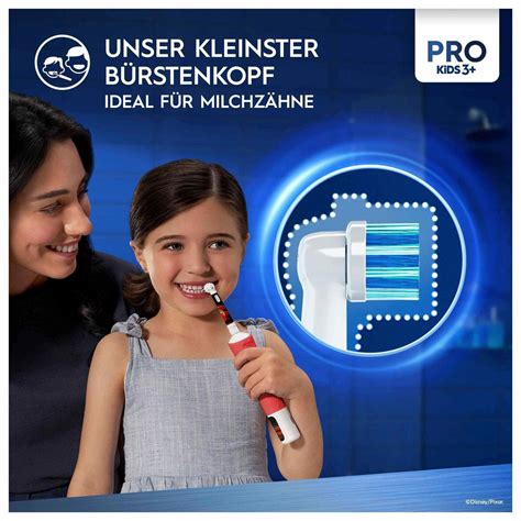 Oral B Elektrische Zahnbürste Pro Kids Cars Aufsteckbürsten 1 St