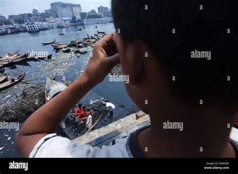 The Polluted River Buriganga And Its Surrounding Lives And Industries