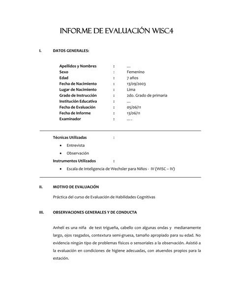 Pdf Informe Wisc Iv Dokumen Tips