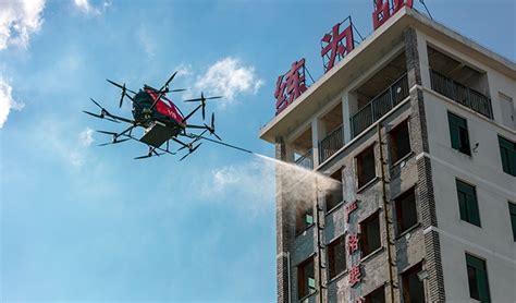 firefighting drone   intelligent aerial firefighting solution