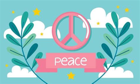 Peace Banner Vector Art Icons And Graphics For Free Download