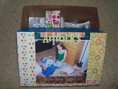 Amber's Craft a Week Blog: Cardboard Box Organizer