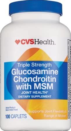 Amazon Cvs Glucosamine Chondroitin With Msm Triple Strength