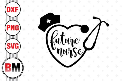 Future Nurse SVG, PNG, DXF Files - So Fontsy