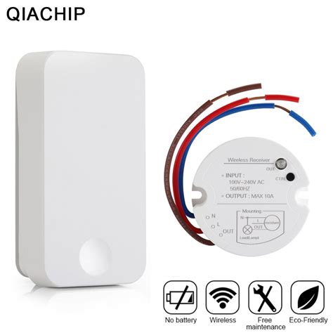 Qiachip Wireless Remote Control Switch Transmitter No Battery And Ch