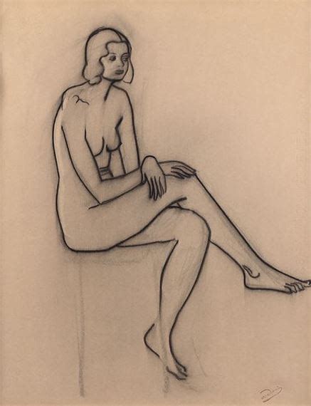 Andr Derain Nude Model Seated Cross Legged Mutualart