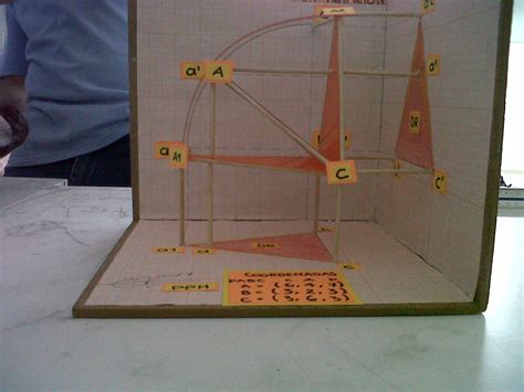 Plano Triangular En Maqueta Geometr A Descriptiva Arte Y Dise O