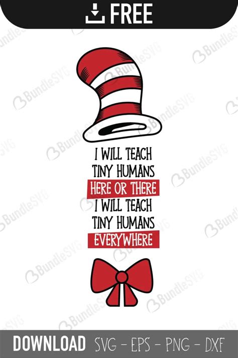 Cat In The Hat Free Svg Download Bundlesvg