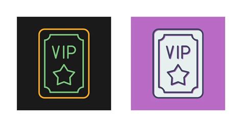 Vip Pass Vector Icon 27816253 Vector Art At Vecteezy