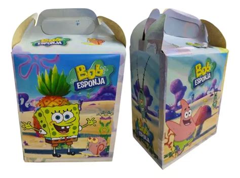 Caja Dulcera Lonchera Bob Esponja Fiesta Dulces Ni Os Mercadolibre