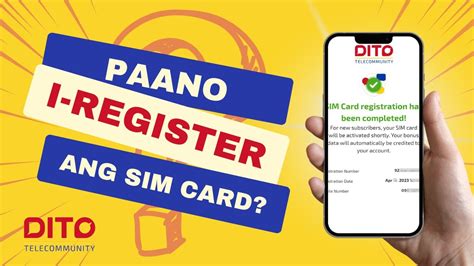 Paano Magregister Ng Dito Sim Card How To Register Dito Sim Card