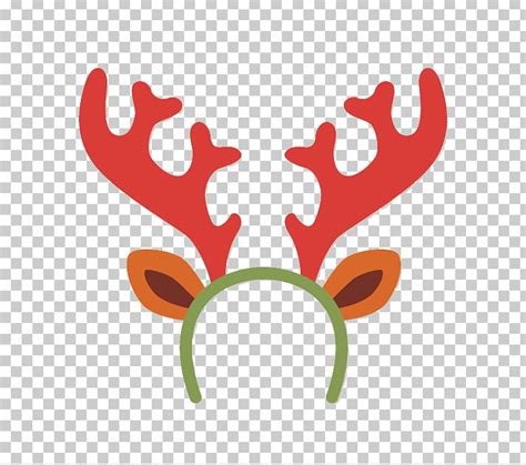 Rudolph Reindeer Santa Claus PNG Clipart Antler Balloon Cartoon