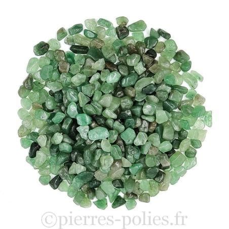 Gravier Poli D Aventurine Verte Du Br Sil Pierres Roul Es Polies De