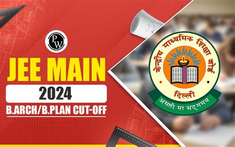 Jee Mains 2024 Barchbplan Cut Off Download Answer Key