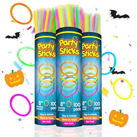 Party Sticks Glow Sticks Party Favors 300pk and Connectors - 8" — Deals ...