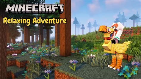 Relaxing Minecraft Adventure Chocobo In The Moonlight Valley With