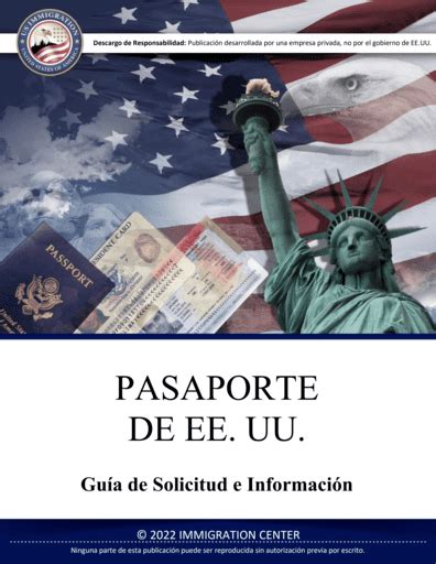 Gu A De Solicitud Del Pasaporte De Los Ee Uu