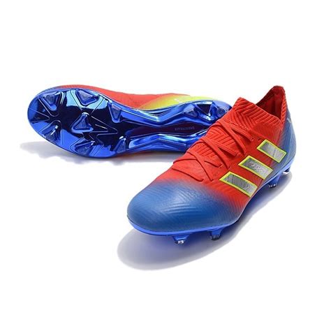 adidas World Cup 2018 Messi Nemeziz 18.1 FG - Red Blue Silver