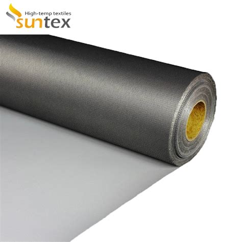 Black Anti Static Ptfe Coated Fiberglass Fabric