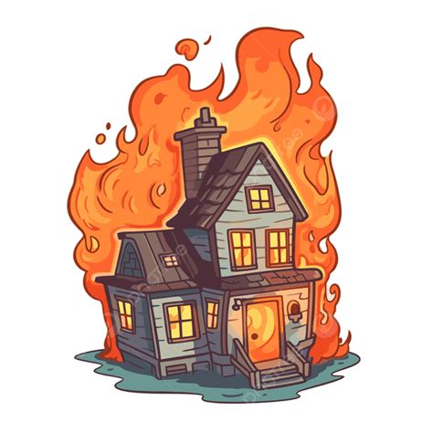 Maison En Feu Dessin Home Alqu