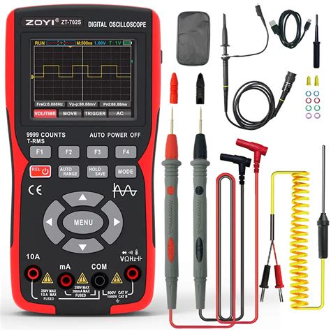 ZOYI ZT 702S 2 In 1 Handheld Digital Automotive Oscilloscope Multimeter