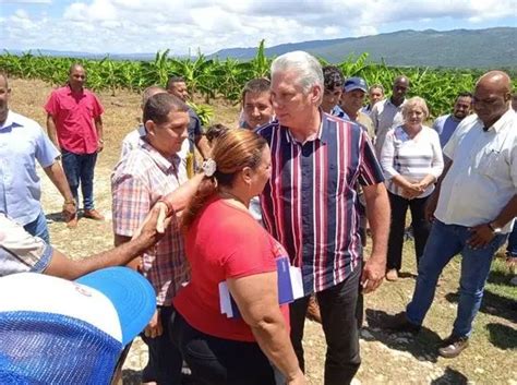 Radio Habana Cuba Presidente Cubano Recorre Sitios Socioecon Micos De