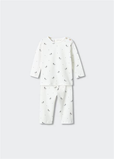 Mickey Mouse Long Pyjamas Woman Mango Malaysia