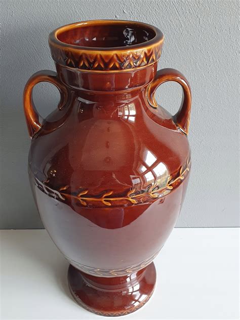 AMFORA Duży wazon porcelit Pruszków ceramika PRL 12151375339