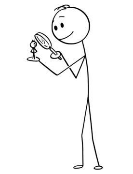 Magnifying Glass Hand PNG Picture Hand Drawn Sketch Magnifying Glass