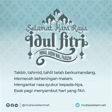 40 Kata Ucapan Selamat Idul Fitri Terbaik 2021 1442 H