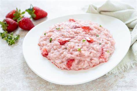 Risotto Alle Fragole Cremoso Delicato E Semplicissimo