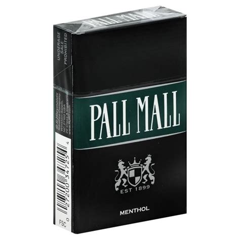 Pall Mall Black Menthol King Box Myrtle Beach GroceriesAhead