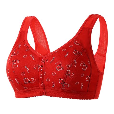 Hcuribad Bras For Women Women S Sexy Lace Front Button Shaping Cup